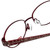 Converse Designer Eyeglasses Purr-Red in Red 49mm :: Custom Left & Right Lens