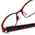 Converse Designer Eyeglasses K006-Red in Red 49mm :: Rx Single Vision
