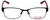 Converse Designer Eyeglasses K016-Black in Black and Pink 50mm :: Rx Single Vision