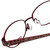 Converse Designer Eyeglasses Purr-Red in Red 49mm :: Rx Single Vision