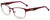 Jonathan Adler Designer Eyeglasses JA102-Red in Red 55mm :: Custom Left & Right Lens