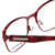 Jonathan Adler Designer Eyeglasses JA102-Red in Red 55mm :: Custom Left & Right Lens
