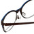 Jonathan Adler Designer Eyeglasses JA110-Brown in Brown Blue 51mm :: Custom Left & Right Lens