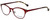 Jonathan Adler Designer Eyeglasses JA110-Burgundy in Burgundy Gold 51mm :: Custom Left & Right Lens