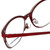 Jonathan Adler Designer Eyeglasses JA110-Burgundy in Burgundy Gold 51mm :: Custom Left & Right Lens