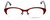 Jonathan Adler Designer Eyeglasses JA101-Bur in Burgundy 52mm :: Rx Single Vision