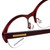 Jonathan Adler Designer Eyeglasses JA101-Bur in Burgundy 52mm :: Rx Single Vision
