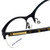 Jonathan Adler Designer Eyeglasses JA503-Black in Black 53mm :: Rx Single Vision