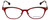 Jonathan Adler Designer Eyeglasses JA110-Burgundy in Burgundy Gold 51mm :: Progressive