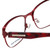 Jonathan Adler Designer Eyeglasses JA102-Red in Red 55mm :: Rx Bi-Focal