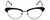 Jonathan Adler Designer Eyeglasses JA108-Black in Black 53mm :: Rx Bi-Focal