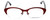 Jonathan Adler Designer Reading Glasses JA101-Bur in Burgundy 52mm
