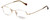 Lucky Brand Designer Eyeglasses Miles in Brushed Gold :: Rx Single Vision