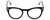 Jonathan Adler Designer Eyeglasses JA308-Black in Black 50mm :: Progressive
