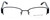 Jones New York Designer Eyeglasses J459-Black in Black 51mm :: Rx Single Vision