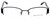 Jones New York Designer Eyeglasses J459-Black in Black 51mm :: Rx Bi-Focal