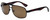 Isaac Mizrahi Designer Sunglasses IMM107-10 in Black with Brown Lens