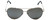 Isaac Mizrahi Designer Sunglasses IMM101-40 in Silver with Grey Lens