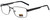 Gotham Style Designer Eyeglasses GS14-GUN in Gunmetal 59mm :: Rx Bi-Focal