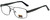 Gotham Style Designer Eyeglasses GS15-GUN in Gunmetal 56mm :: Rx Bi-Focal