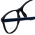Metro Designer Eyeglasses Metro-35-Black-Navy in Matte Black Navy 53mm :: Custom Left & Right Lens