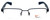 Nike Designer Reading Glasses Nike-4260-423 in Satin Blue Midnight Navy 51mm