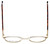 LA Gear Designer Eyeglasses Golden Gate in Amber 47mm :: Rx Single Vision