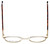 LA Gear Designer Eyeglasses Golden Gate in Amber 47mm :: Rx Bi-Focal