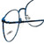 Liberty Optical Designer Eyeglasses LA-4C-4-53 in Blue Marble 53mm :: Progressive