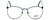 Liberty Optical Designer Eyeglasses LA-4C-4-53 in Blue Marble 53mm :: Rx Bi-Focal