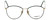 Liberty Optical Designer Reading Glasses Gina-958-5 in Demi Green Gold 55mm