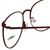 Liberty Optical Designer Reading Glasses LA-4C-1 in Brown Marble 55mm