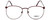 Liberty Optical Designer Reading Glasses LA-4C-7 in Antique Red 55mm