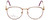 Linda Evans Designer Eyeglasses LE-169 in Burgundy 53mm :: Custom Left & Right Lens