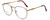 Linda Evans Designer Eyeglasses LE-169 in Demi Amber 53mm :: Rx Single Vision