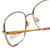 Revlon Designer Eyeglasses 1004 in Satin Gold 54mm :: Custom Left & Right Lens