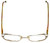 Revlon Designer Eyeglasses 1004 in Satin Gold 54mm :: Rx Single Vision