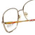 Revlon Designer Eyeglasses 1004 in Satin Gold 54mm :: Progressive