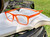 Magz Designer Eyeglasses Astoria in Orange 50mm :: Rx Bi-Focal
