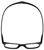 Magz Designer Eyeglasses Chelsea in Black 50mm :: Rx Bi-Focal