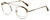 Kendall + Kylie Designer Eyeglasses Stacie KKO130-718 in Light Gold 48mm :: Rx Single Vision