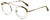 Kendall + Kylie Designer Eyeglasses Stacie KKO130-718 in Light Gold 48mm :: Progressive