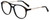 Kendall + Kylie Designer Eyeglasses AmeliaKKO128-018 in Black 56mm :: Progressive