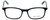 Russell Simmons Designer Reading Glasses Dizzy in Black 52mm