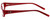 Esprit Designer Reading Glasses ET17345-531 in Red 47mm