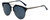 Lucky Brand Designer Sunglasses Cambria in Navy Gunmetal with Grey Lens