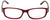 Elle Designer Eyeglasses EL13383-RE in Red 52mm :: Progressive