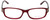 Elle Designer Eyeglasses EL13383-RE in Red 52mm :: Rx Bi-Focal