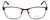 Elle Designer Eyeglasses EL13397-BU in Burgundy 51mm :: Rx Bi-Focal