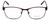 Elle Designer Reading Glasses EL13397-BU in Burgundy 51mm